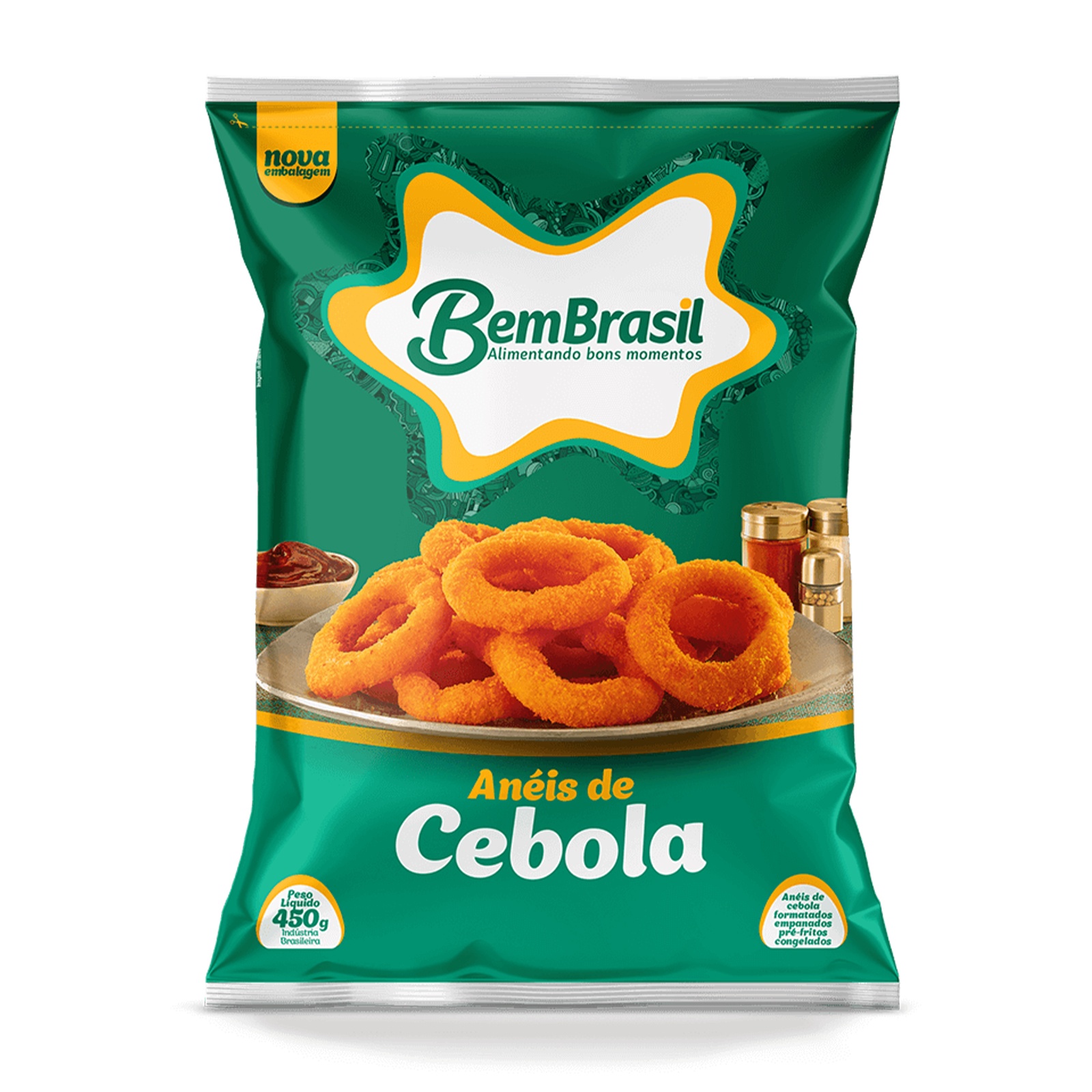 Anéis de Cebola Empanado 400g